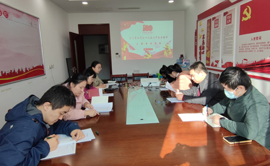 安博首页党支部开展“学习贯彻党的十九届六中全会精神”主题党日活动
